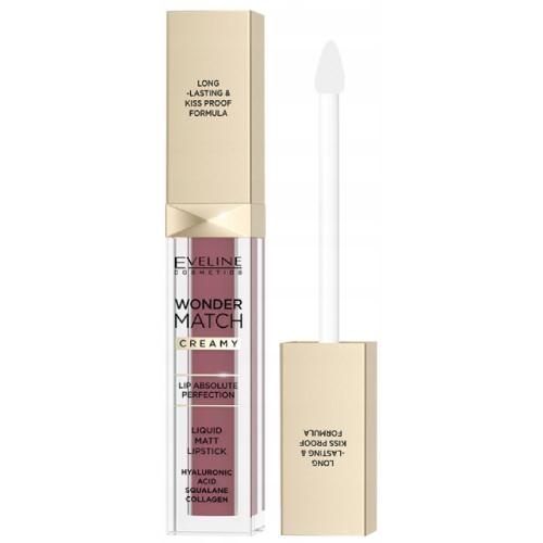 Zdjęcie produktu - EVELINE Wonder Match Matowa pomadka w płynie 02 Candy, 6,8ml