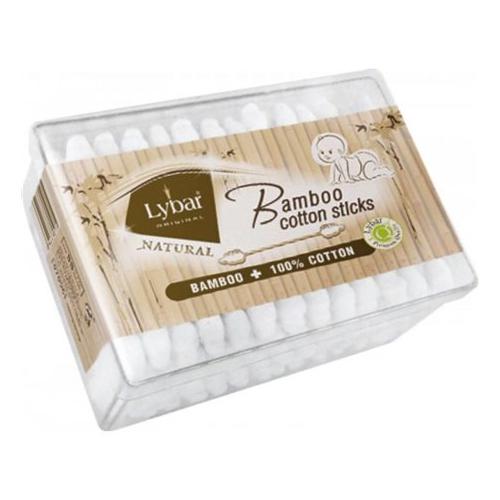 Zdjęcie produktu - Mattes Lybar Patyczki Higieniczne Bambusowo-Bawełniane, 55 sztuk