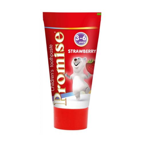 Zdjęcie produktu - Mattes Promise Pasta do zęb&oacute;w dla dzieci 3-6 lat truskawka, 50ml