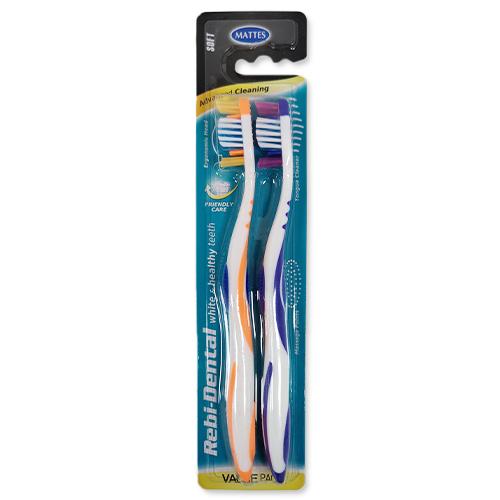 Zdjęcie produktu - Mattes Szczoteczka do zęb&oacute;w miękka, 2szt
