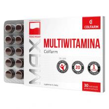Zdjęcie produktu - MAX MULTIWITAMINA COLFARM - 30 tabletek 