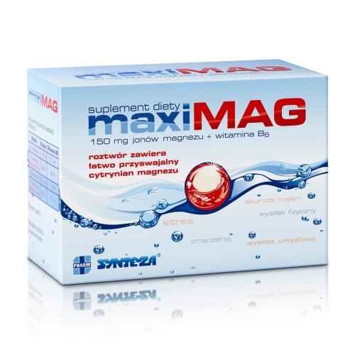 Zdjęcie produktu - Maxi Mag Magnez + Witamina B6, 20 sasz.