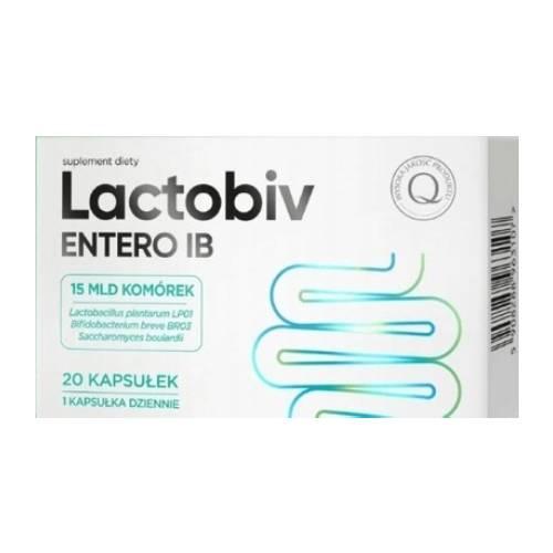 Zdjęcie produktu - Lactobiv Entero IB, 20 kapsułek