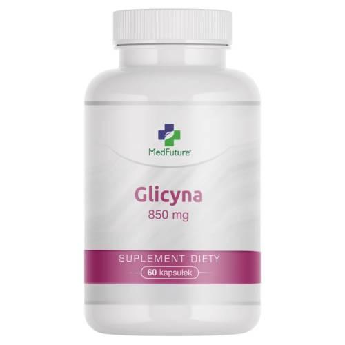 Zdjęcie produktu - MedFuture Glicyna 850 mg, 60 kaps
