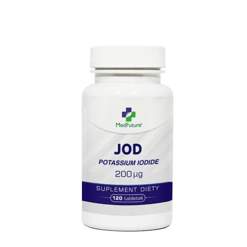 Zdjęcie produktu - MedFuture JOD Jodek Potasu 200&micro;g, 120 tabletek