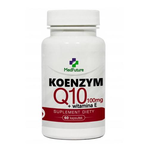 Zdjęcie produktu - MedFuture  Koenzym Q10 + witamina E, 60kaps.