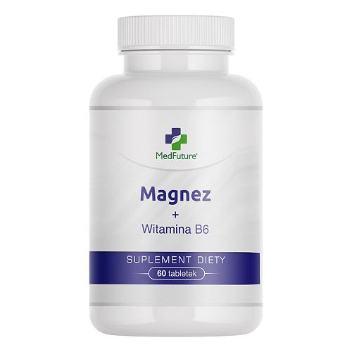 Zdjęcie produktu - MedFuture Magnez + Witamina B6, 60 tabl.