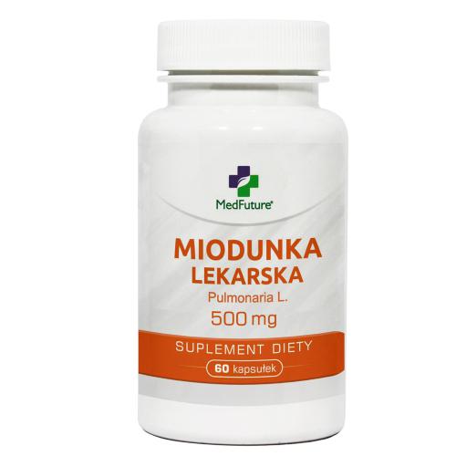 Zdjęcie produktu - MedFuture Miodunka Lekarska 500mg, 60kaps.
