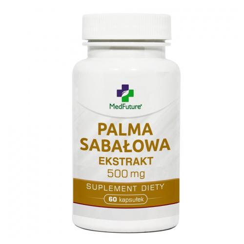 Zdjęcie produktu - MedFuture Palma sabałowa ekstrakt 500mg, 60 kapsułek
