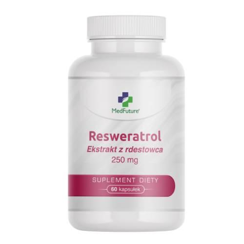 Zdjęcie produktu - MedFuture Resweratrol Ekstrakt, 60 kaps.