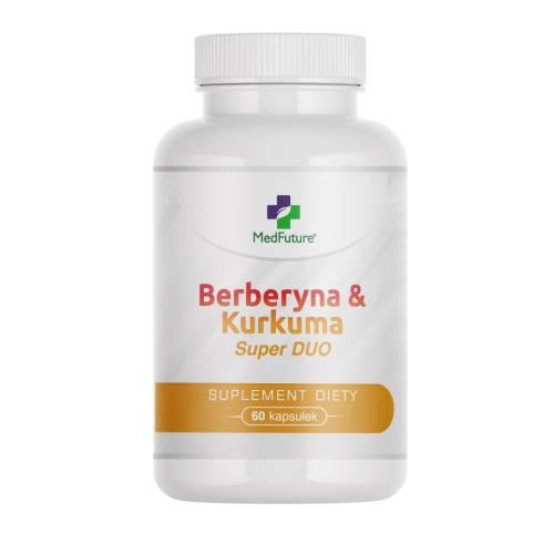 Zdjęcie produktu - MedFuture Super DUO Kurkuma + Berberyna, 60 kaps.