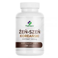 Zdjęcie produktu - MedFuture Żeń-szeń koreański 1000mg, 120tabl.
