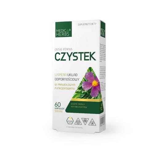 Zdjęcie produktu - Medica Herbs Czystek, 60 kaps.