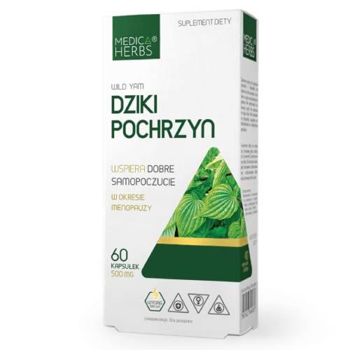 Zdjęcie produktu - Medica Herbs Dziki Pochrzyn, 60 kaps.