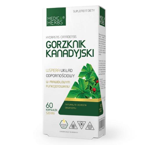 Zdjęcie produktu - Medica Herbs Gorzknik kanadyjski, 60 kaps.