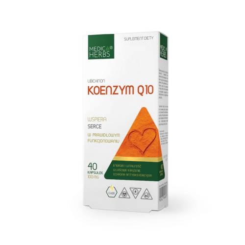 Zdjęcie produktu - Medica Herbs Koenzym Q10 Ubichinon, 40 kaps.