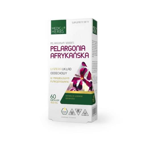 Zdjęcie produktu - Medica Herbs Pelargonia Afrykańska, 60 kaps.