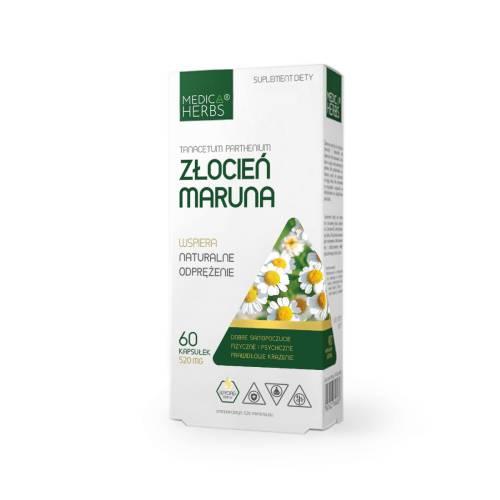 Zdjęcie produktu - Medica Herbs Złocień Maruna 520 mg, 60 kaps.