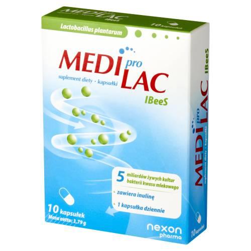 Zdjęcie produktu - Mediprolac IBeeS probiotyk + prebiotyk, 10 kaps.