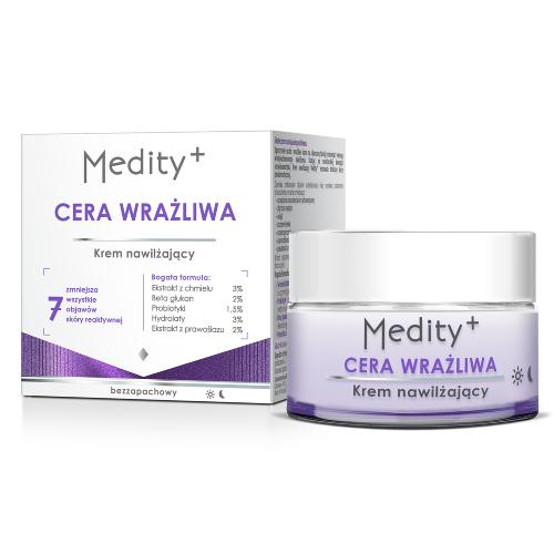 Zdjęcie produktu - MEDITY+ CERA WRAŻLIWA Krem nawilżający do twarzy, 50ml