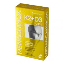 Zdjęcie produktu - Menachinox K2+D3 4000 Forte, 30 kapsułek