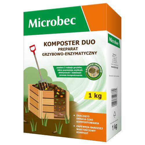 Zdjęcie produktu - Microbec Komposter DUO Preparat grzybowo-enzymatyczny, 1 kg