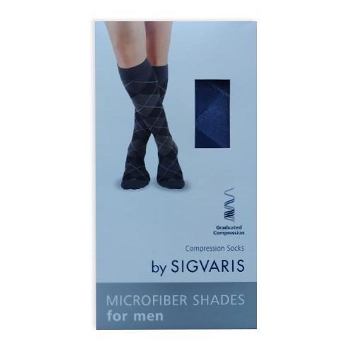 MICROFIBER SHADES Skarpety kompresyjne dla mężczyzn rozmiar 42-44 graphite romby, 1 para