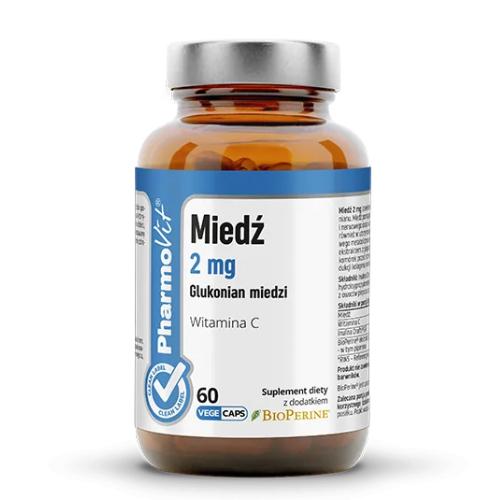 Zdjęcie produktu - Pharmovit Miedź 2 mg, 60 kaps.
