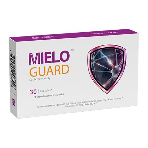 Zdjęcie produktu - MIELOGUARD, 30 kaps. - z witaminami z grupy B, magnezem i witaminą D