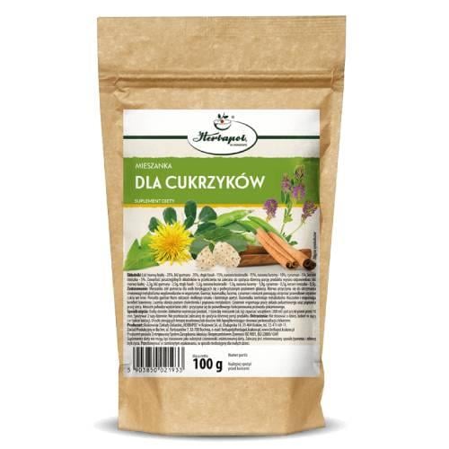 Zdjęcie produktu - Herbapol Mieszanka dla cukrzyk&oacute;w, 100 g
