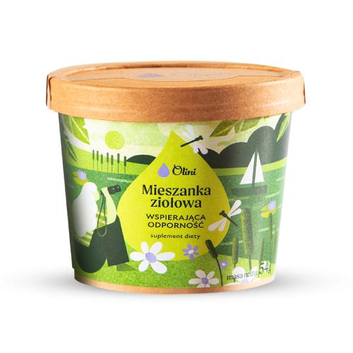 Zdjęcie produktu - Olini Mieszanka ziołowa wspierająca odporność, 54 g
