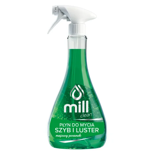 Zdjęcie produktu - Mill Clean Płyn do mycia szyb i luster Majowy poranek, 555 ml