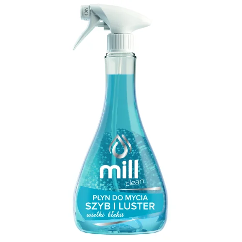 Zdjęcie produktu - Mill Clean Płyn do mycia szyb i luster Wielki Błękit, 555 ml