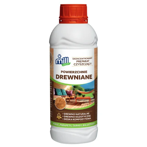 Zdjęcie produktu - Mill Garden Skoncentrowany preparat czyszczący powierzchnie drewniane, 888 ml