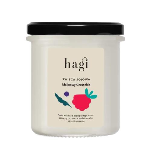 Zdjęcie produktu - HAGI Świeca sojowa Malinowy Chruśniak, 215ml