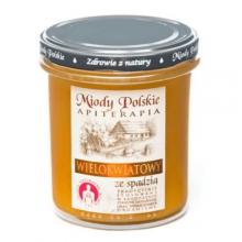 Zdjęcie produktu - Miody Polskie Mi&oacute;d wielokwiatowy ze spadzią, 400 g