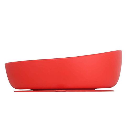 Doidy Bowl Miseczka- talerzyk z przyssawką kolor czerwony 350ml, 1szt.