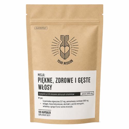 Zdjęcie produktu - Proton Labs Misja: Piękne, Zdrowe i Gęste Włosy! 120 kaps.