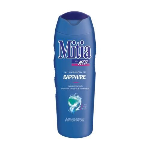 Zdjęcie produktu - MITIA For Men Żel pod prysznic i szampon 2w1 Sapphire, 400ml