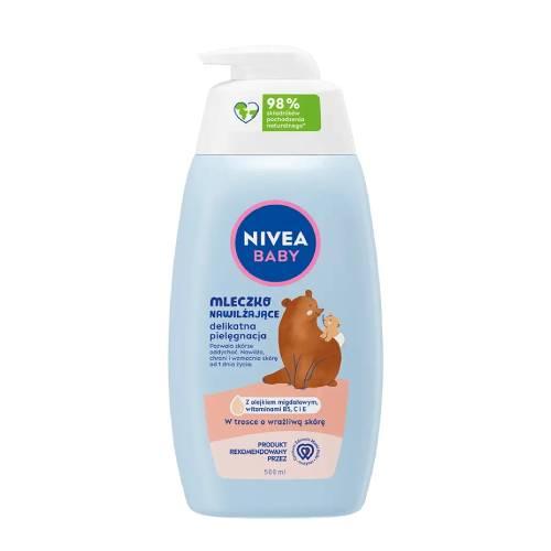 Zdjęcie produktu - NIVEA Baby Mleczko nawilżające Delikatna pielęgnacja, 500ml