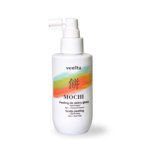 Zdjęcie produktu - Venita Mochi Peeling regenerujący do sk&oacute;ry głowy z ekstraktami z ryżu i czerwonymi owocami, 150 ml