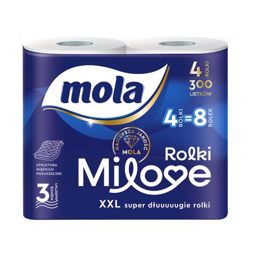 Zdjęcie produktu - MOLA Milove Papier toaletowy, 4 rolki