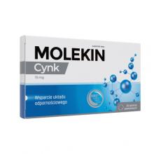 Zdjęcie produktu - Molekin Cynk 15 mg, 30 tabl. powl.
