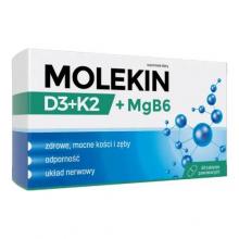 Zdjęcie produktu - Molekin D3 + K2 + MgB6 - 60tabl.