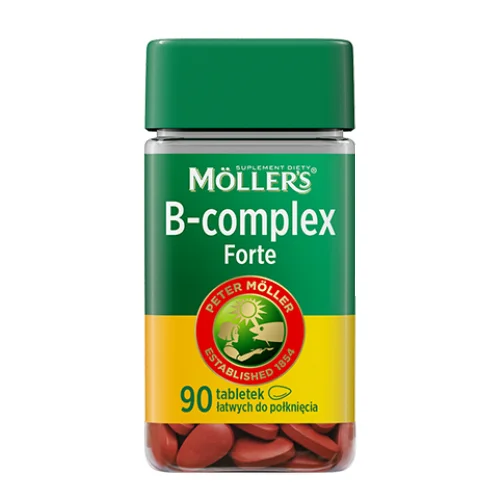 Zdjęcie produktu - Moller's B-Complex Forte, 90 tabl.