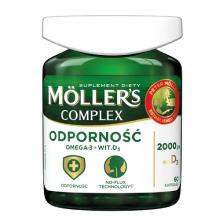 Zdjęcie produktu - Mollers Complex Odporność Omega-3 + D3, 60 kaps.