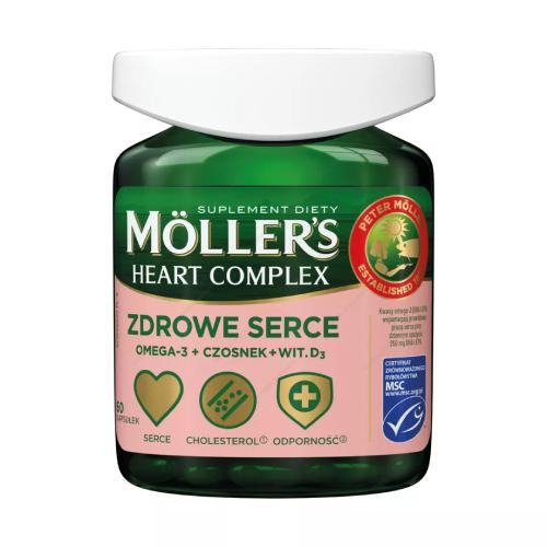 Zdjęcie produktu - Moller's Heart Complex, 60 kaps.