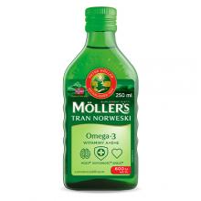 Zdjęcie produktu - Mollers Tran Norweski smak jabłkowy, 250ml