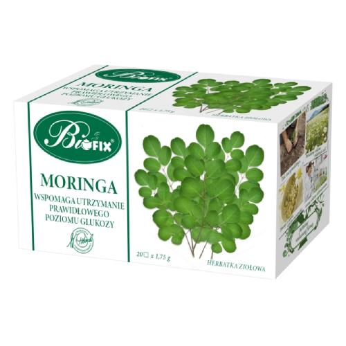 Zdjęcie produktu - BiFix Moringa Herbatka ziołowa ekspresowa, 20x1,75g