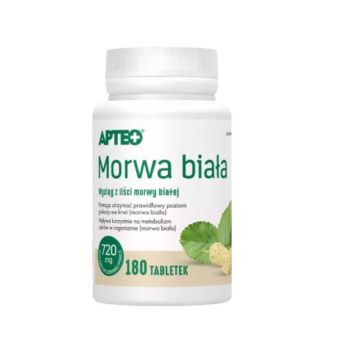 Zdjęcie produktu - Morwa biała APTEO, 180 tabletek